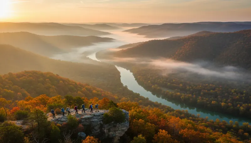 Arkansas landscape, backdrop for the Adventure Tour Hubs Eureka Springs directory