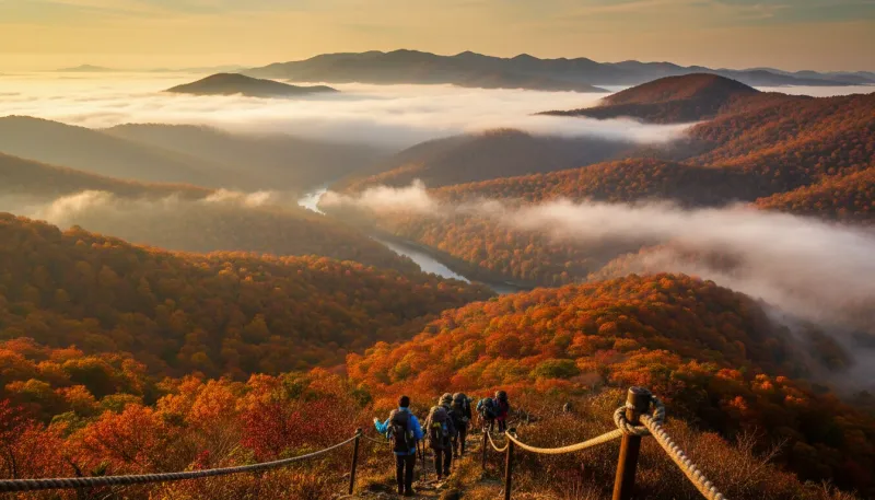 Georgia landscape, backdrop for the Adventure Tour Hubs Helen directory
