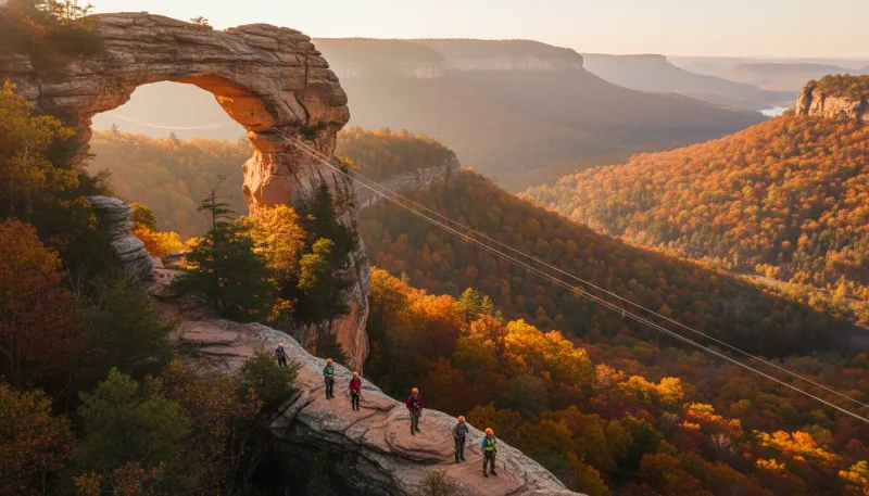 Kentucky landscape, backdrop for the Adventure Tour Hubs Rogers directory