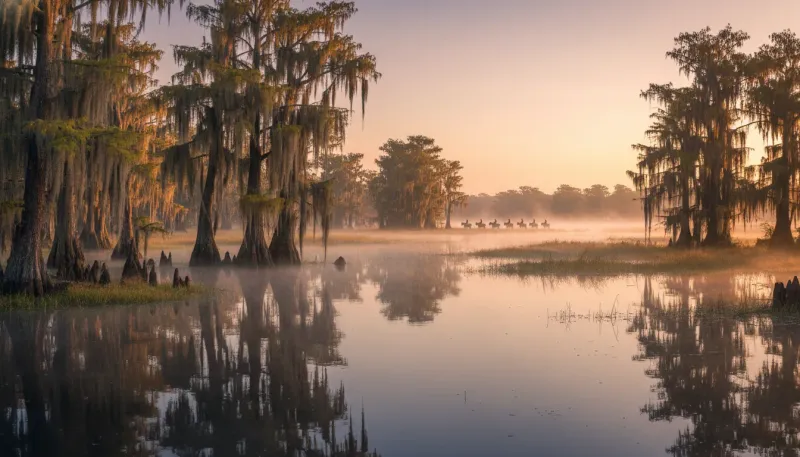 Louisiana landscape, backdrop for the Adventure Tour Hubs New Orleans directory