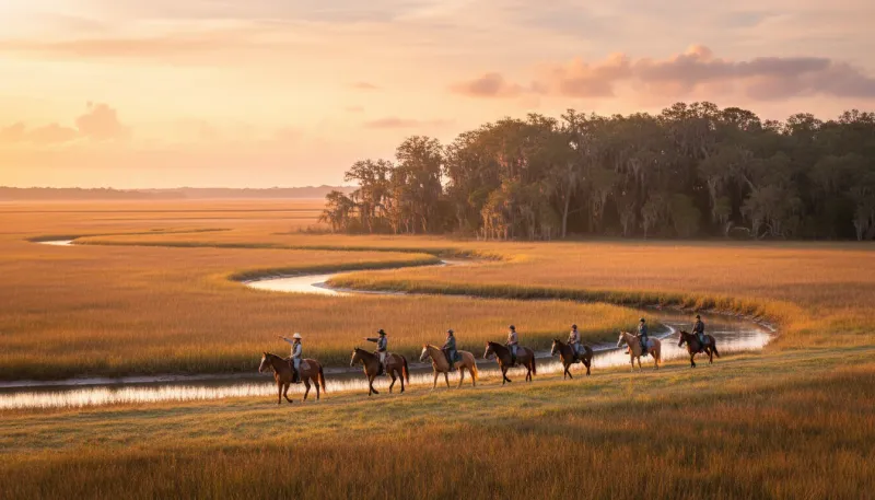 South Carolina landscape, backdrop for the Adventure Tour Hubs Mt Pleasant directory