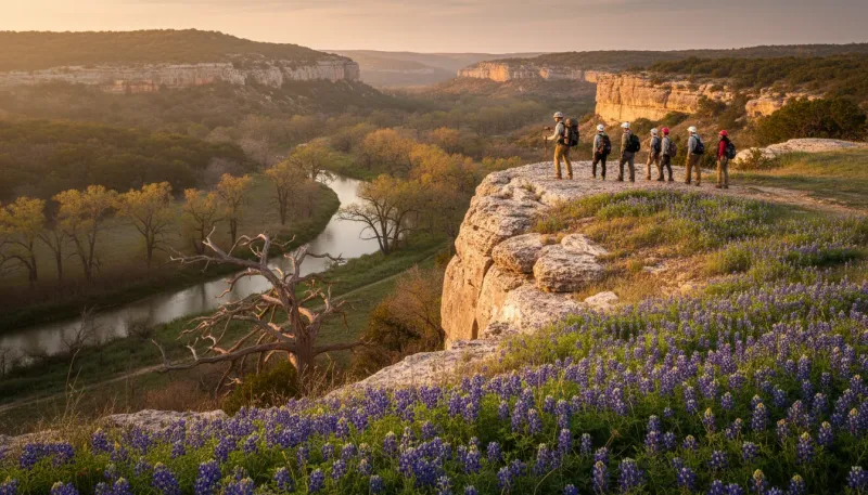Texas landscape, backdrop for the Adventure Tour Hubs Austin directory