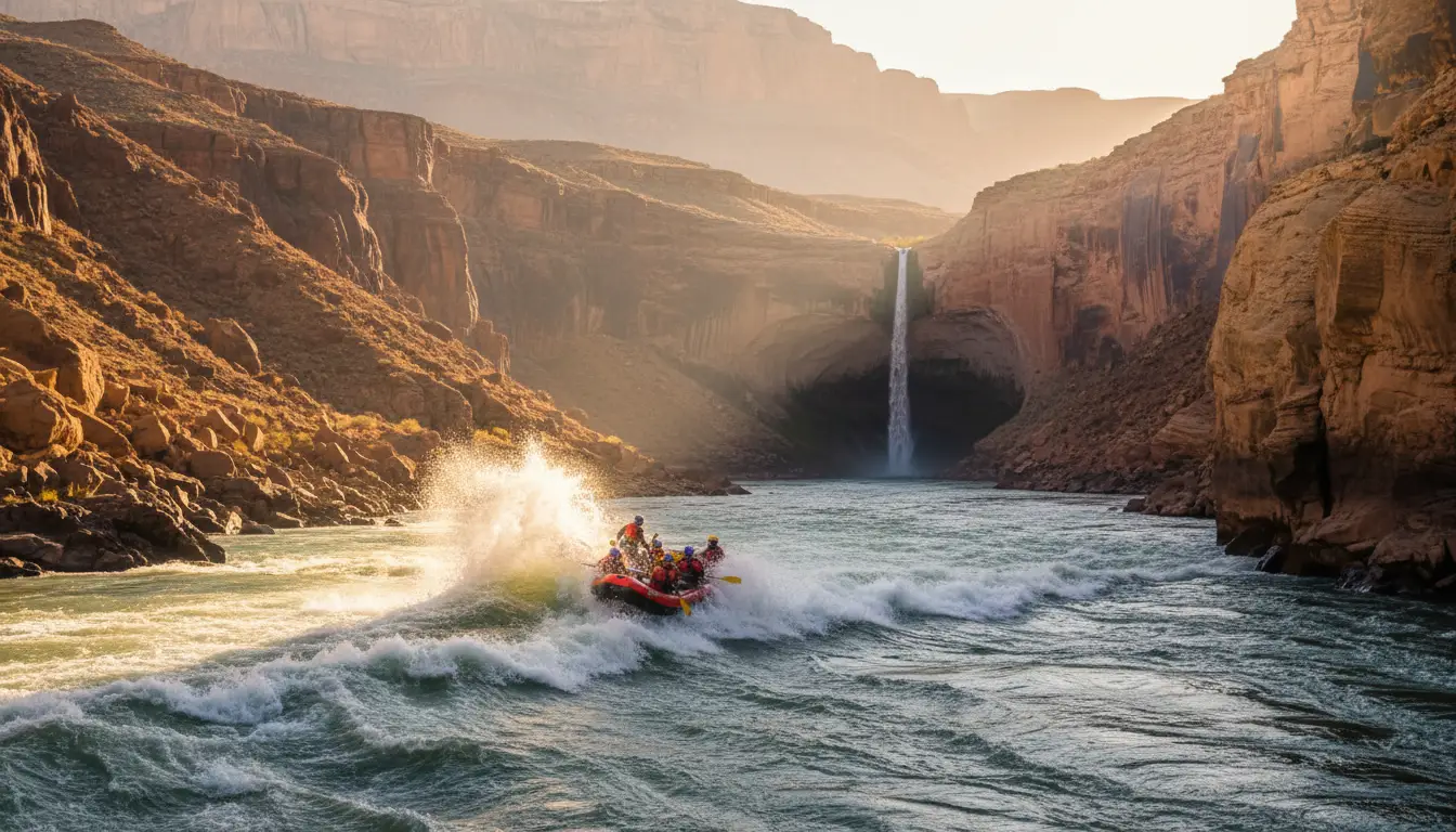 Whitewater Rafting: Guided rafting and kayak tours on rivers from calm floats to class V rapids.